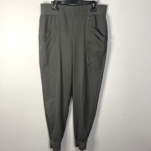 Cuddl Duds Women Gray ClimateRight Joggers Size L - Picture 2 of 9